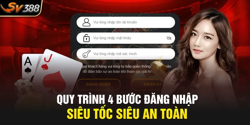 Quy trình 4 bước đăng nhập siêu tốc siêu an toàn